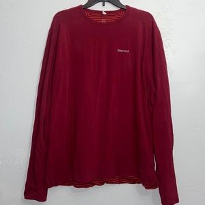 Marmot Long Sleeve Double Layers Shirt TShirt Size XXL 2X